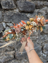 Load image into Gallery viewer, Boho Bridal Flower Crown