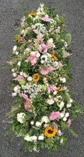 Load image into Gallery viewer, Fresh Meadow Casket Spray Funeral Tribute