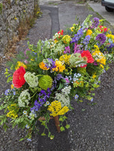 Load image into Gallery viewer, Fresh Meadow Casket Spray Funeral Tribute