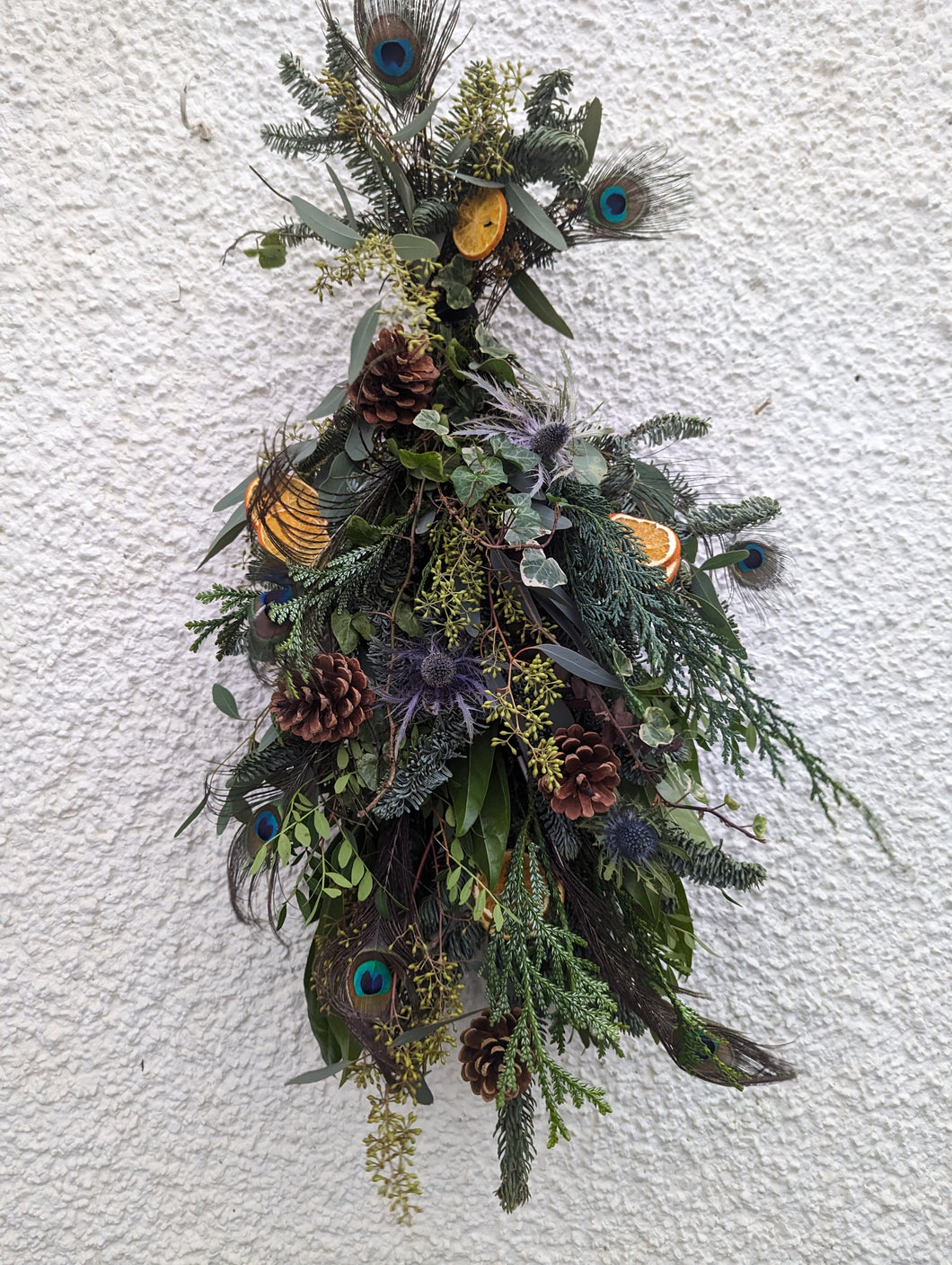 Luxury Fresh Christmas Door Swag