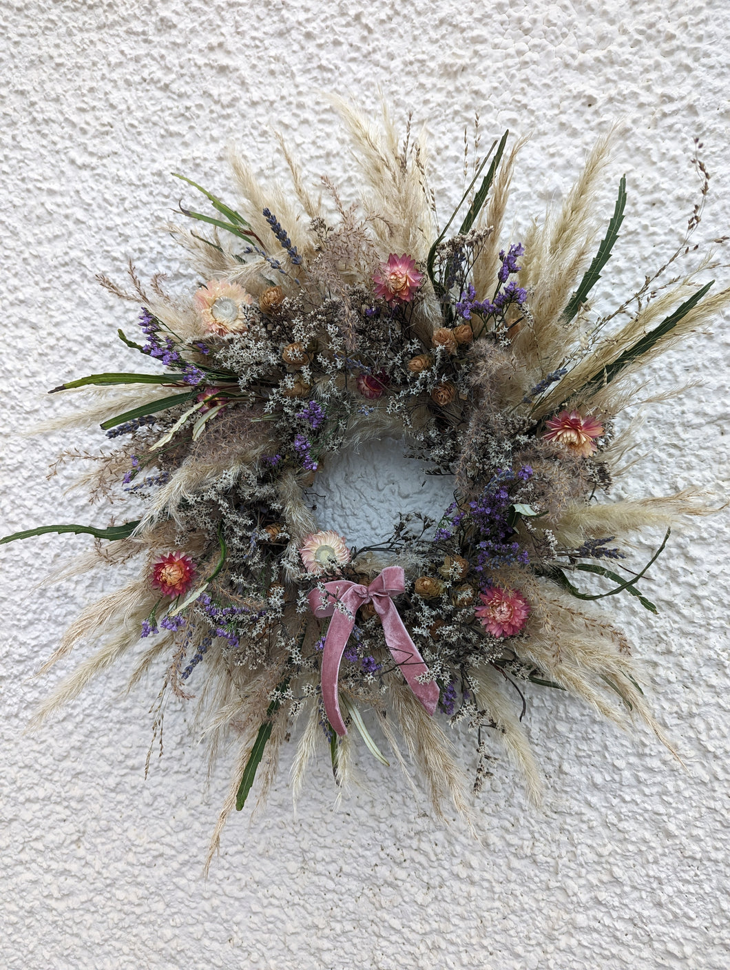 A Spring Touch Everlasting Wreath