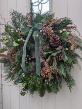 Load image into Gallery viewer, &quot;Winter Woodland&quot; Luxury Fresh Christmas Wreath
