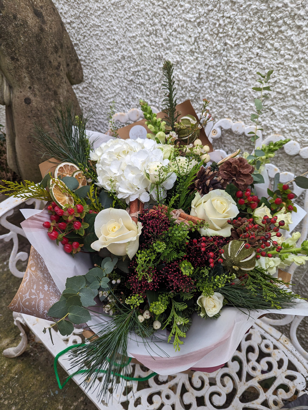 Christmas Elegance Luxury Large Fresh Bouquet