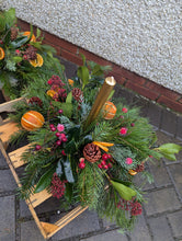 Load image into Gallery viewer, Festive Christmas Centerpeice - Traditional or Frosty Whites
