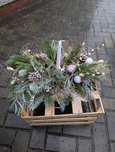 Load image into Gallery viewer, Festive Christmas Centerpeice - Traditional or Frosty Whites
