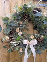 Load image into Gallery viewer, &#39;Woodland Ivy&#39; Luxury Artificial Winter Wreath
