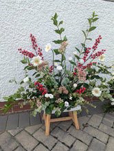 Load image into Gallery viewer, Bespoke Luxury Christmas Fireplace Arrangement DEPOSIT
