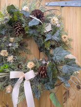 Load image into Gallery viewer, &#39;Woodland Ivy&#39; Luxury Artificial Winter Wreath
