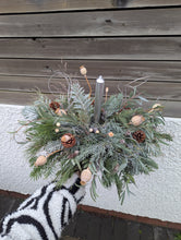 Load image into Gallery viewer, Festive Christmas Centerpeice - Traditional or Frosty Whites
