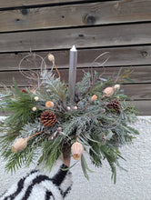 Load image into Gallery viewer, Festive Christmas Centerpeice - Traditional or Frosty Whites
